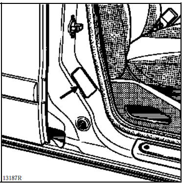 Emplacement de la plaque d’identification du vehicule