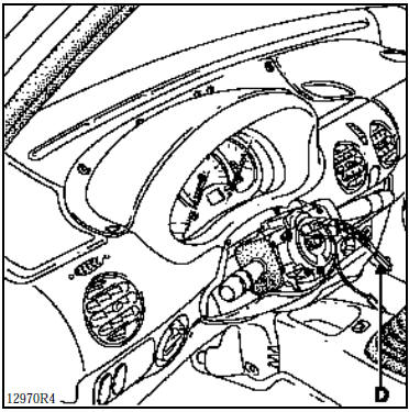 Particularite du contact tournant sous volant