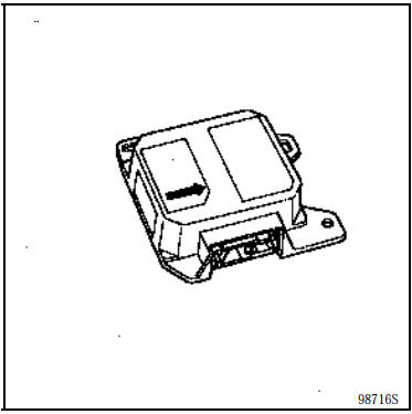 Boitier electronique avec airbag