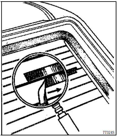 Lunette arrière dégivrante