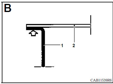 Renfort inférieur de pied milieu / pied de porte