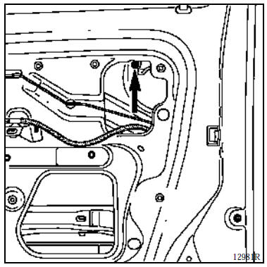 Revue technique automobile Renault Kangoo: Poignée extérieure de porte  avant - Accessoires interieurs superieurs - Mécanismes et accessoires