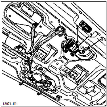 Revue technique automobile Renault Kangoo: Poignée extérieure de