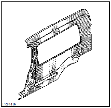 Panneau latéral rapporté