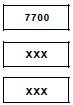 Le Numéro MPR s’inscrit alors sur l’afficheur central en trois séquences.