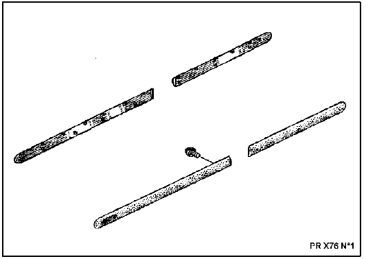 Baguettes de protection latérales