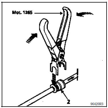 De'brancher les canalisations munies de raccords rapides