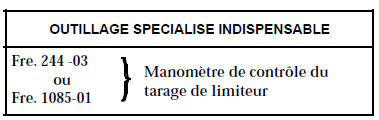 Brancher deux manomètres Fre. 244-03 ou Fre. 1085-01 :